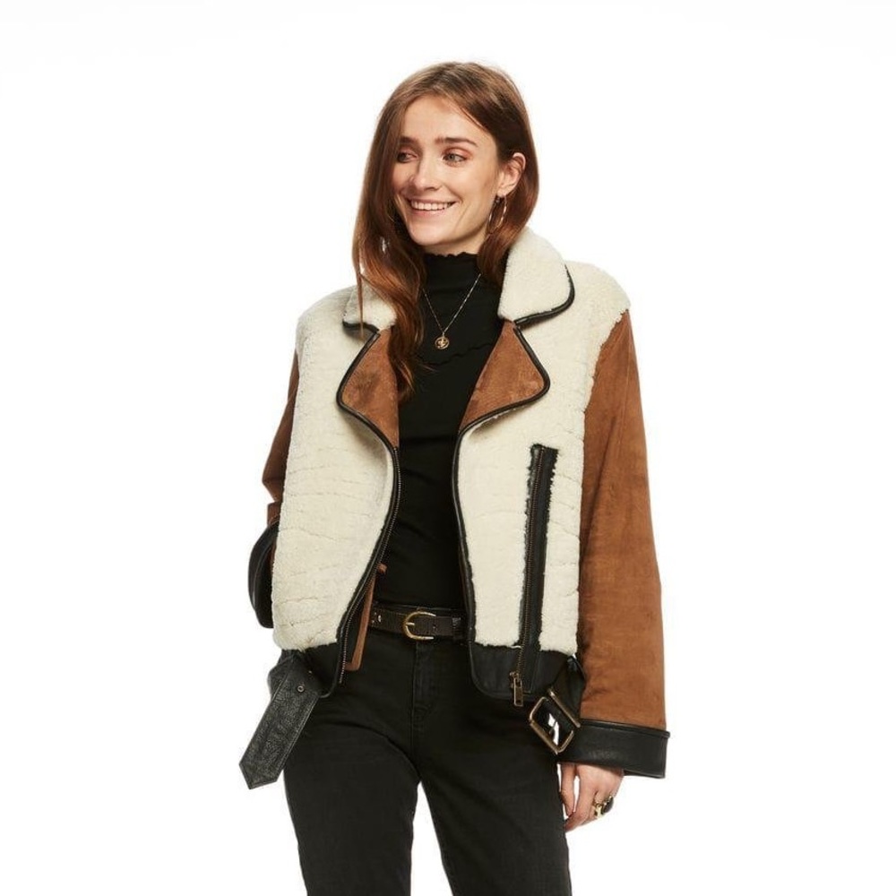 Scotch & Soda Teddy Biker Jacket